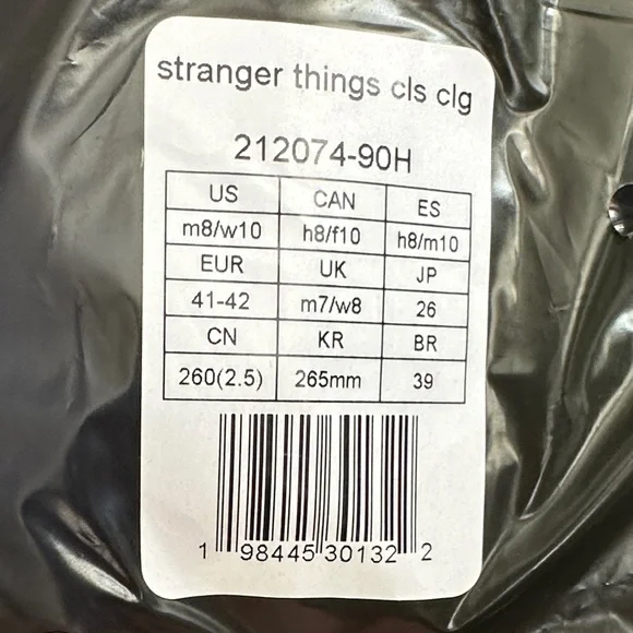 NWT Stranger Things x Crocs Classic Clog “The Upside Down” - Picture 5 of 7